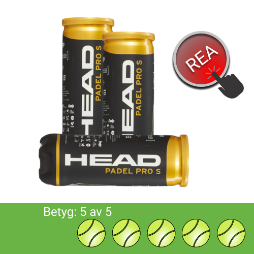 Head Padel Pro S 3 st bollrör
